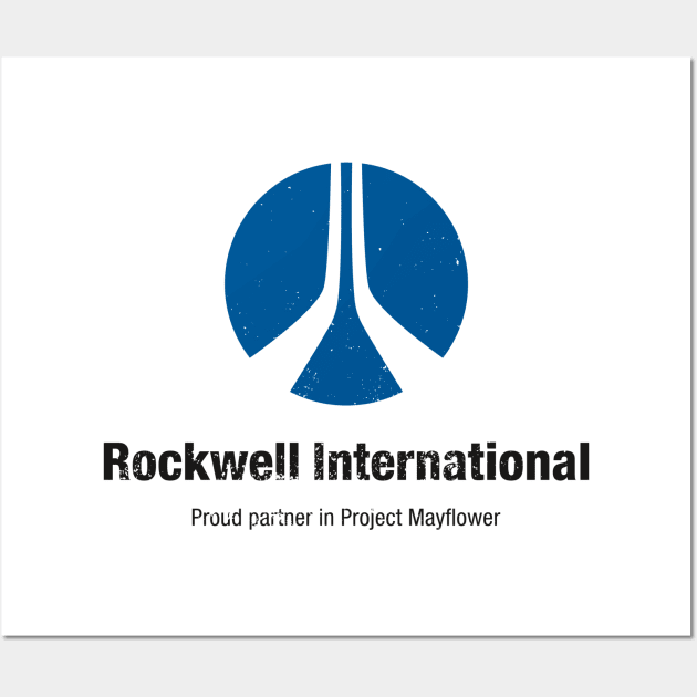 Rockwell International (aged look) Wall Art by MoviTees.com